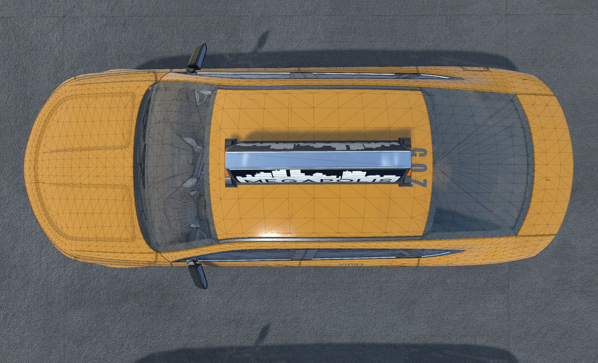 Generic taxi sedan