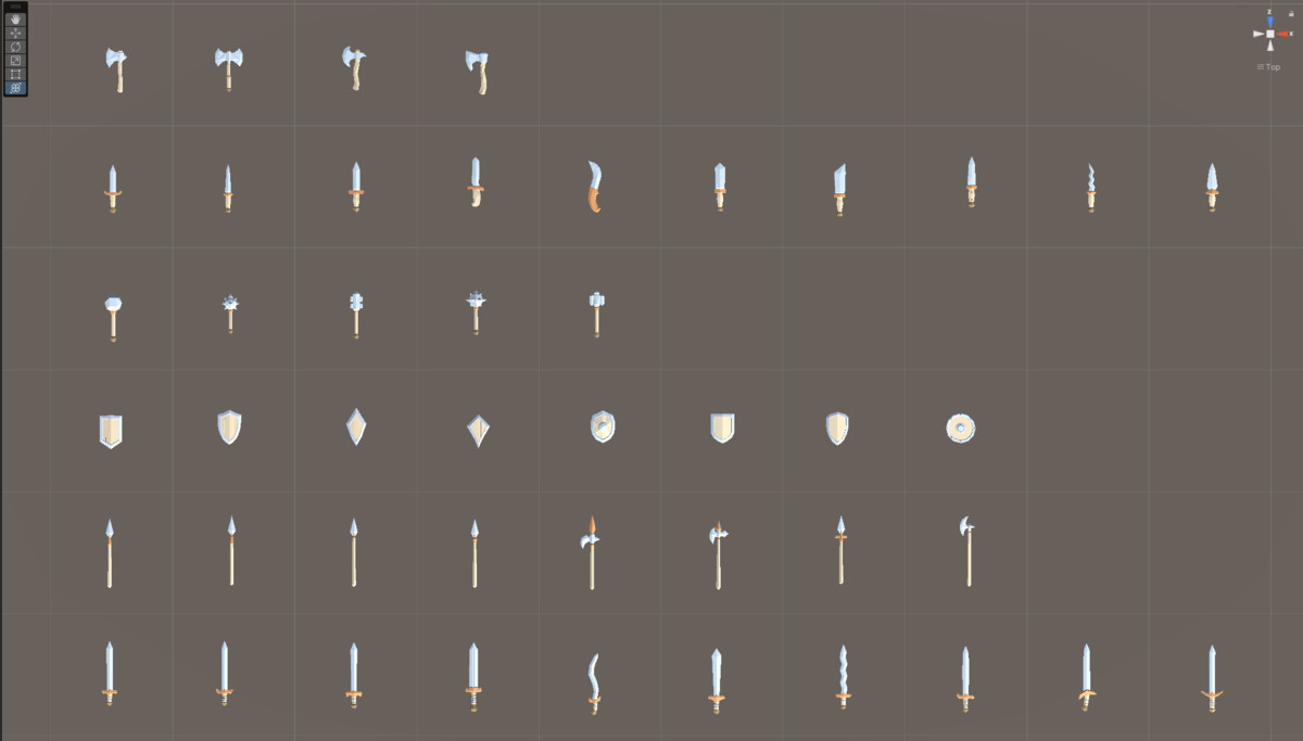 Fantasy Melee Weapons - Low Poly Pack