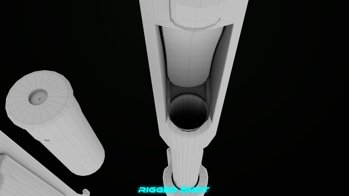 Long Shotgun 01 Wood and Black Single Mat URP HDRP Textures