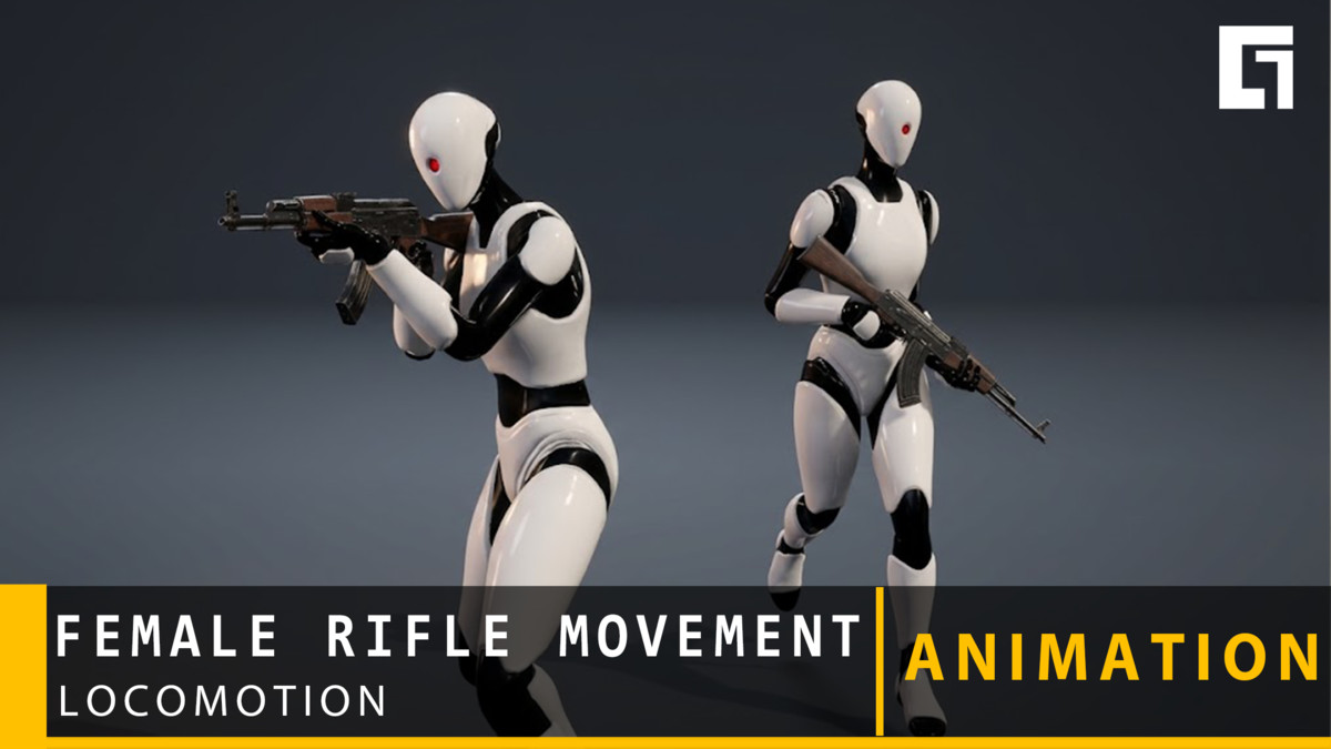 Female Rifle Movement Animation