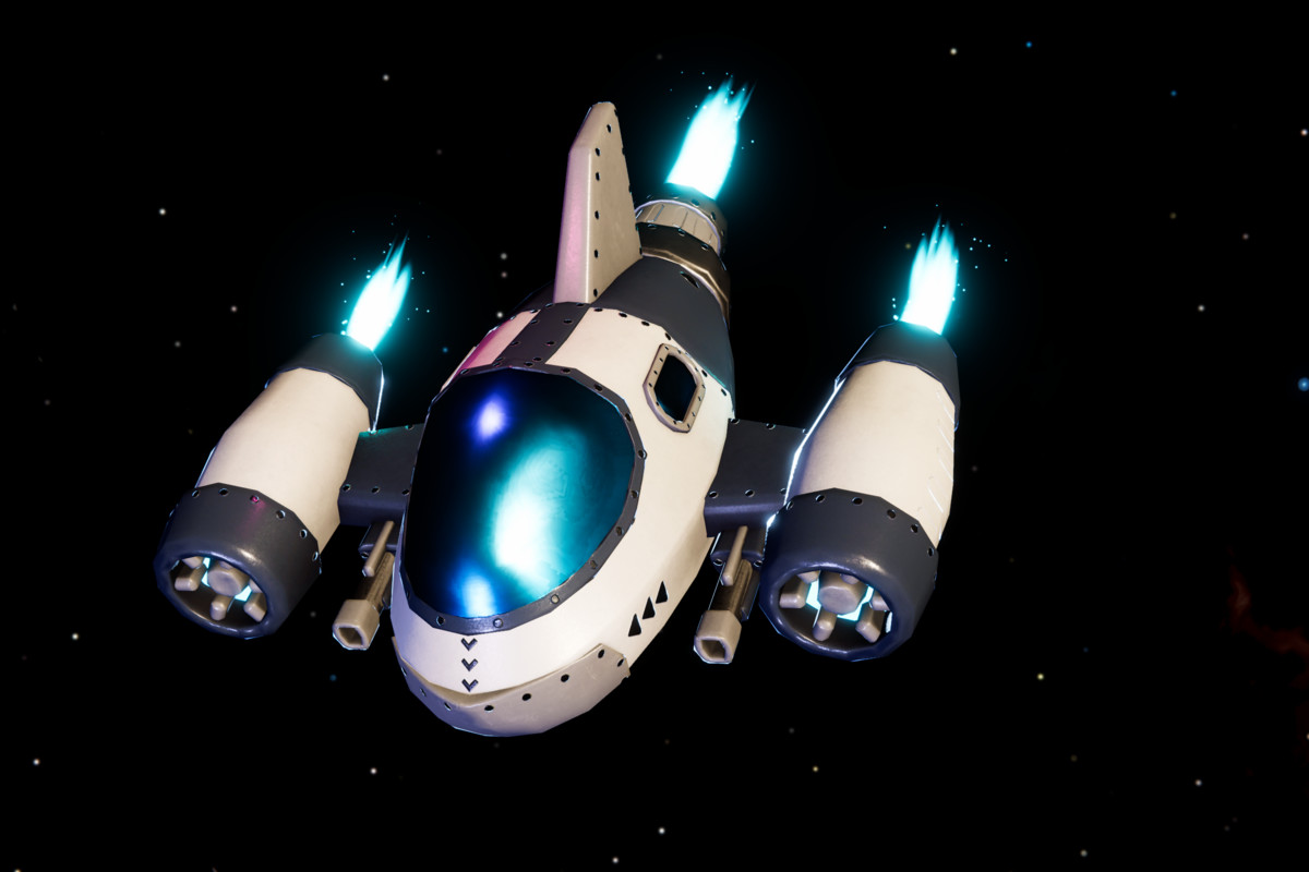 Stylized Spaceship Collection (4 Ships)