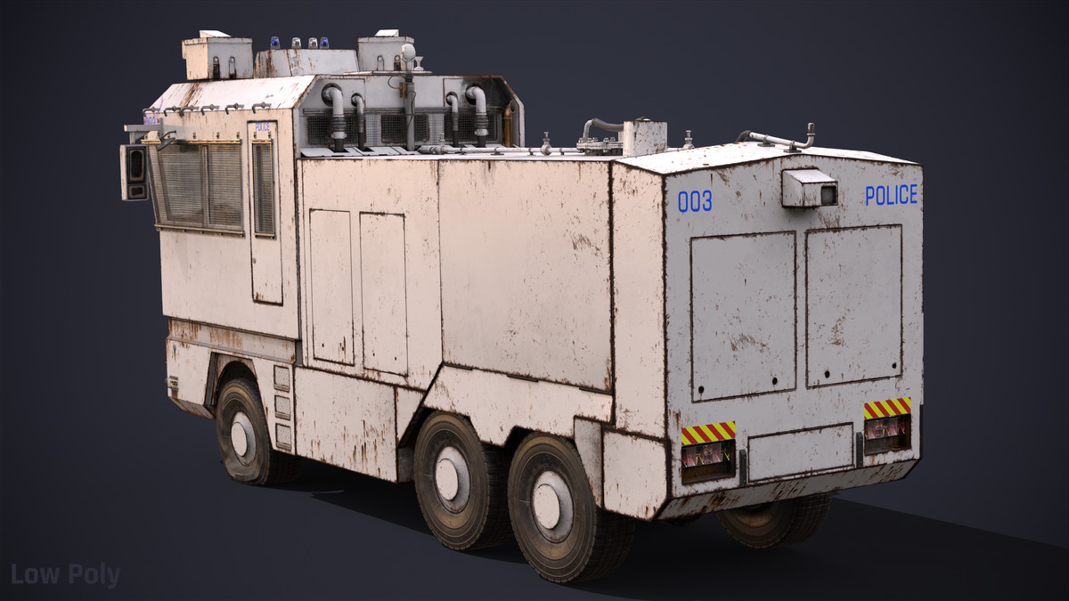 Police Car Water Cannon