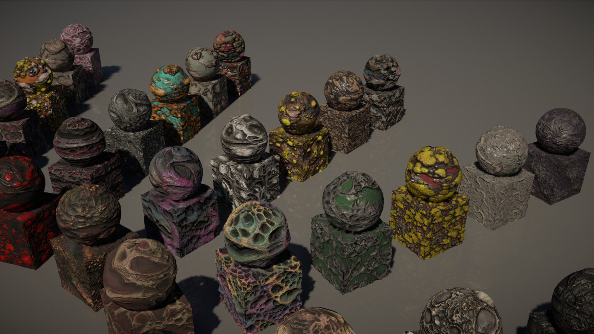 Alien Ground Materials - Organic