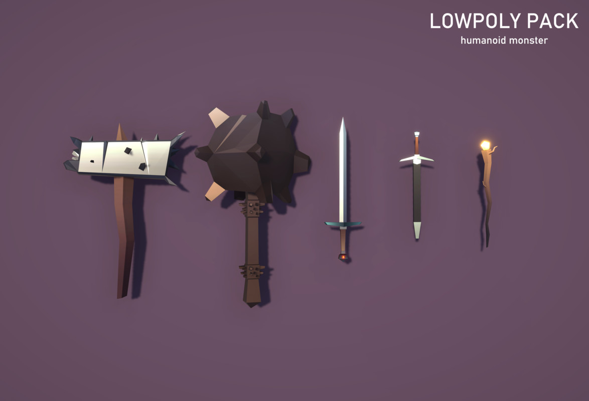 LowpolyPack_Humanoid monster