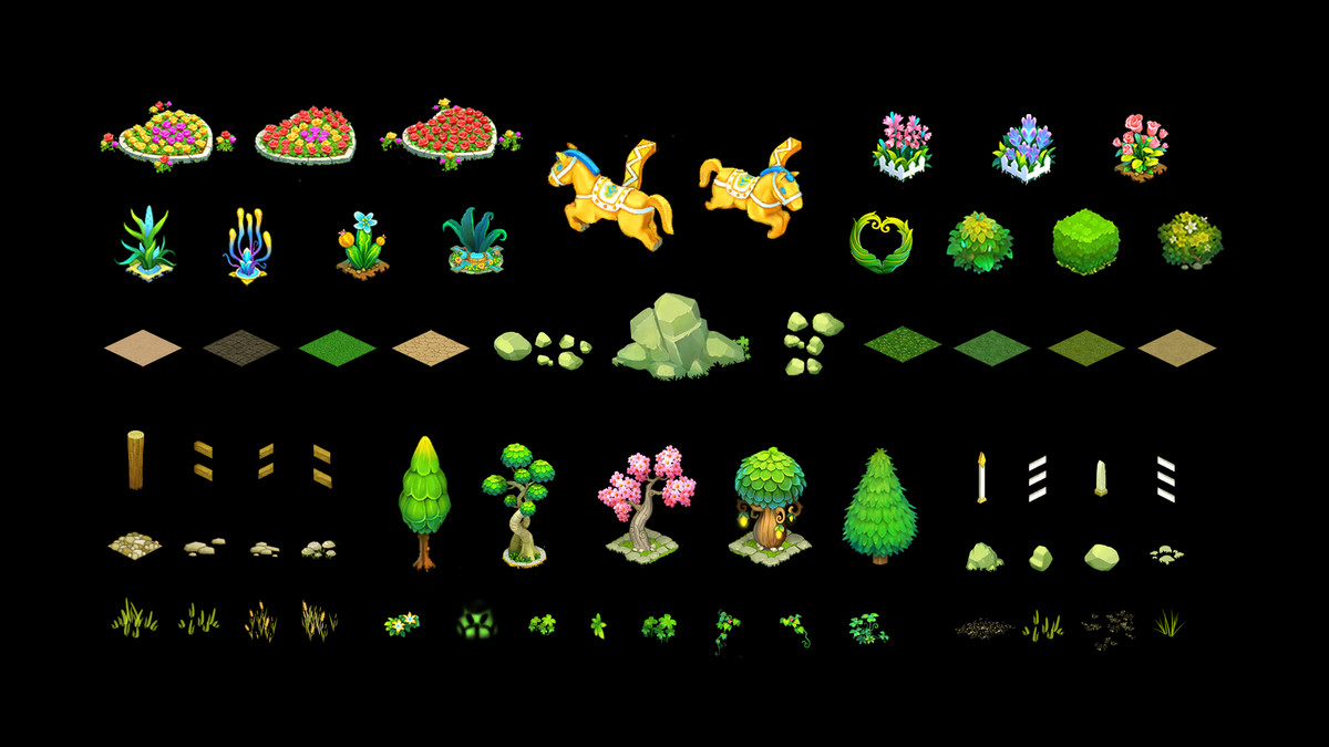 2D Isometric Cartoon Pack