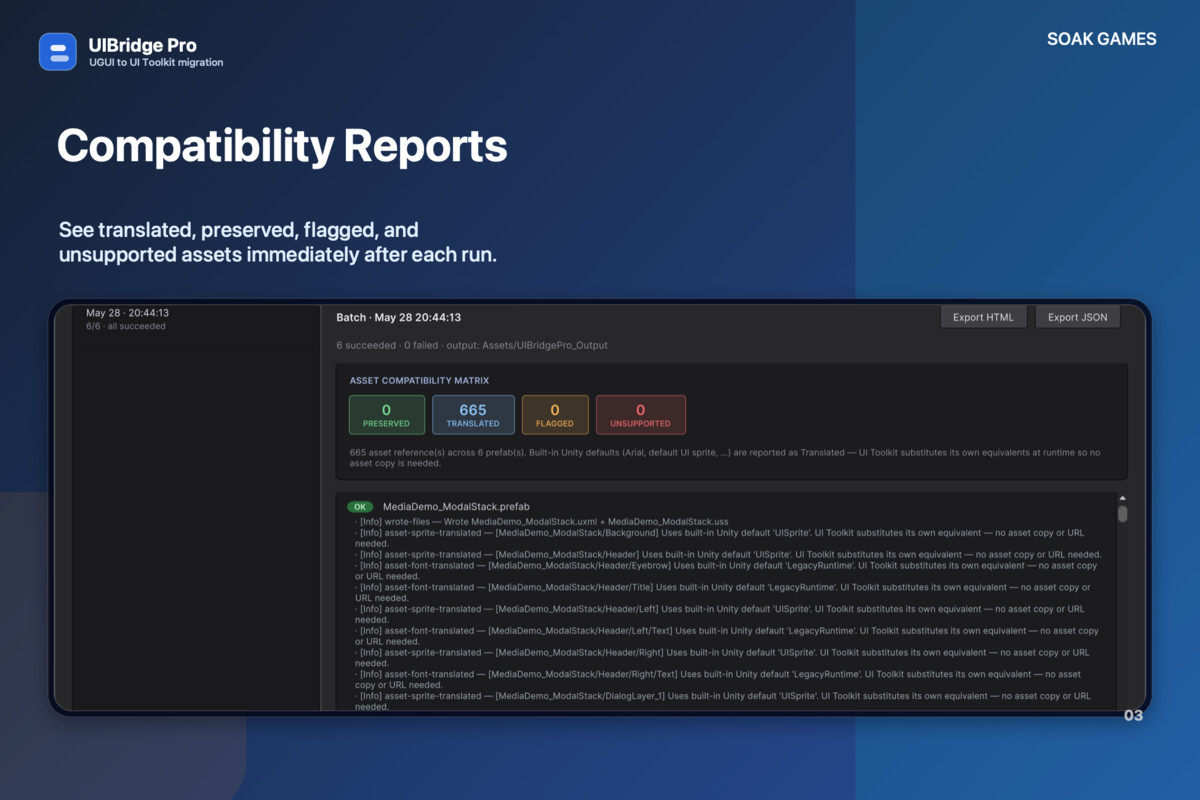 UIBridge Pro — UGUI to UI Toolkit Migrator