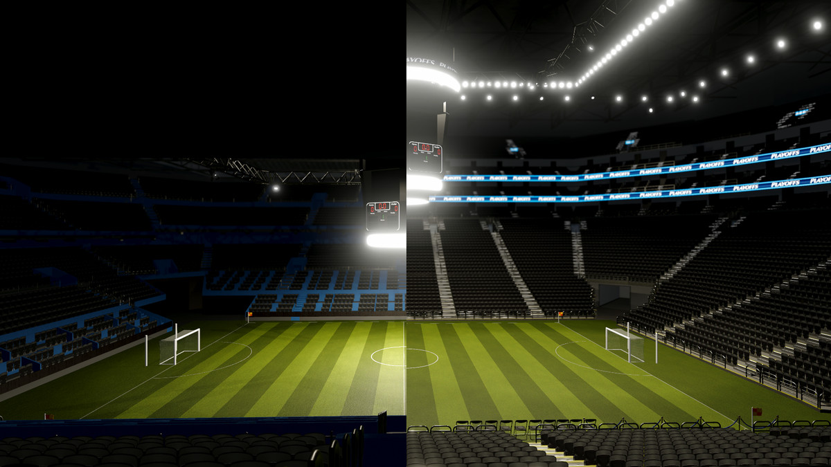 Indoor Football Stadium