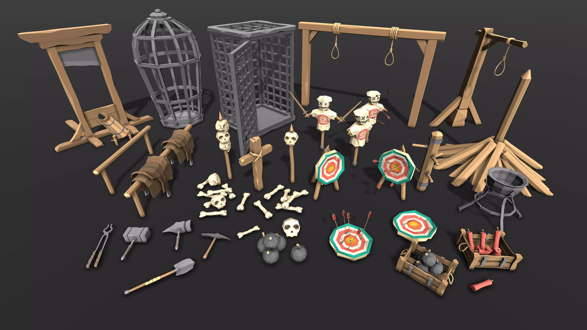 STYLIZED Low Poly Fantasy Bundle Vol. 2