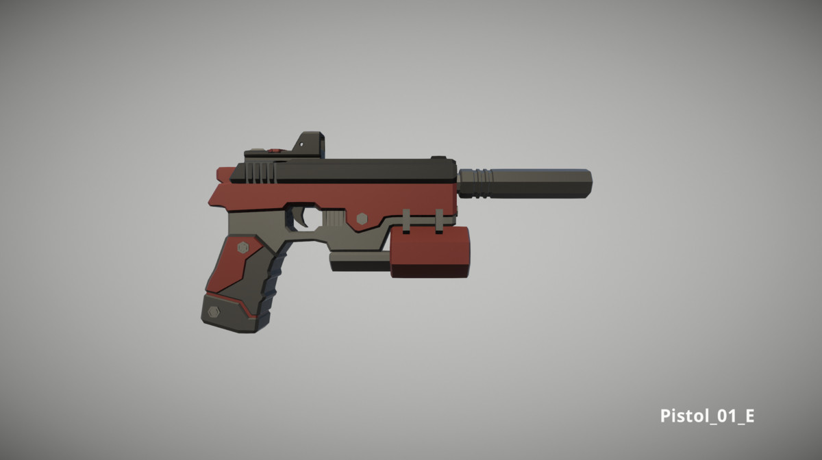 Cyberpunk Armory - Low Poly