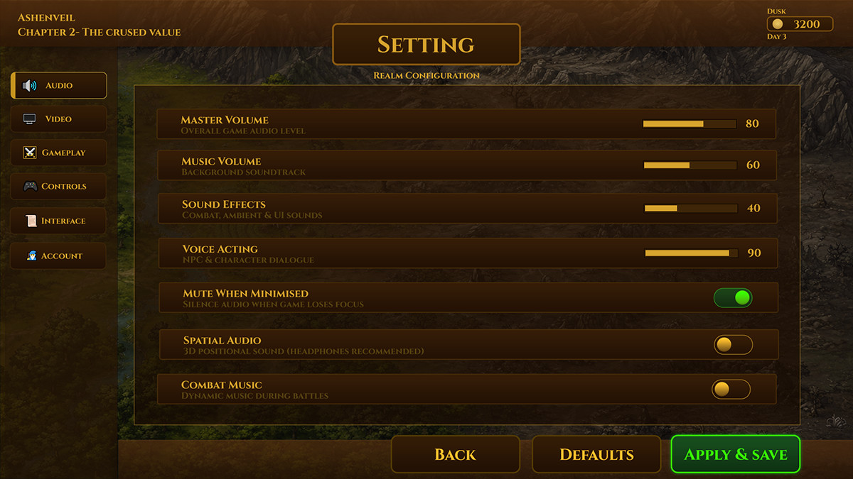 RPG UI KIT-Dark Realm Edition