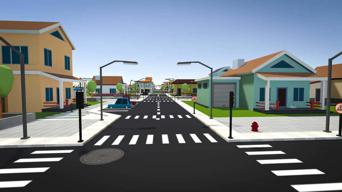 Low poly Modular city and Vehicle Pack