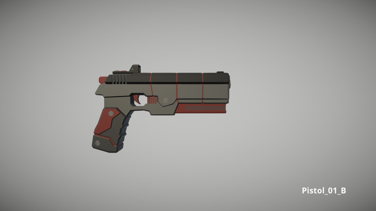 Cyberpunk Armory - Low Poly