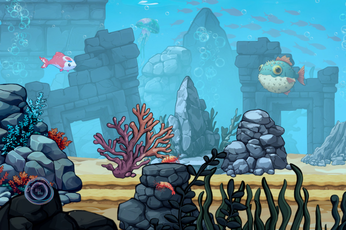 2D Platformer Underwater Adventure