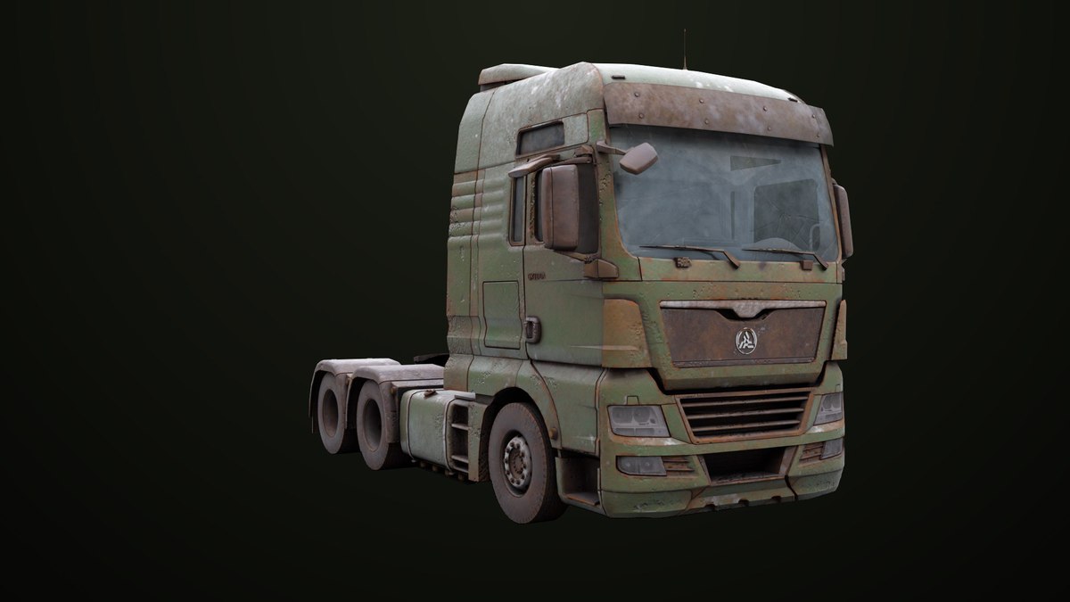 Heavy Truck Chassis 04 Dirty 4 URP HDRP Textures