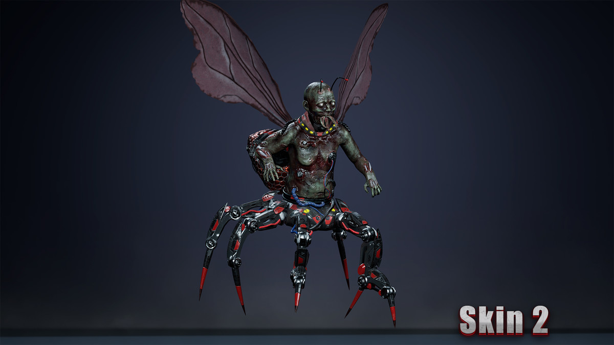 Fantasy Cyborg Mosquito