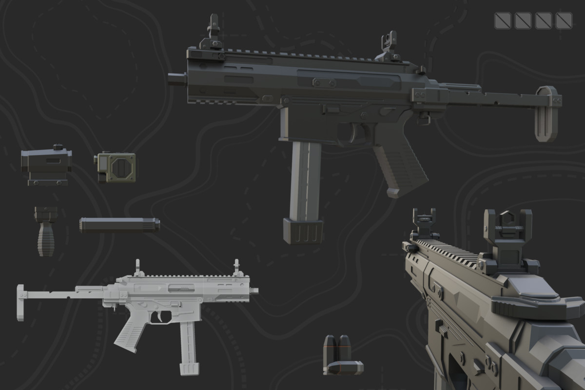 Low Poly Weapon Bundle Pack V