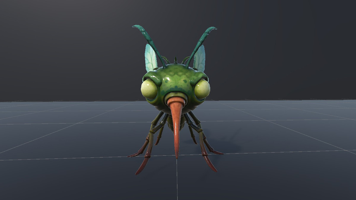 Mosquito - Game ready character.