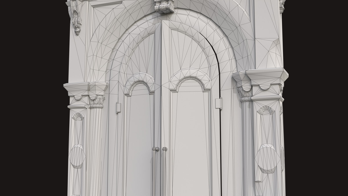 Old Abandoned Door Portal