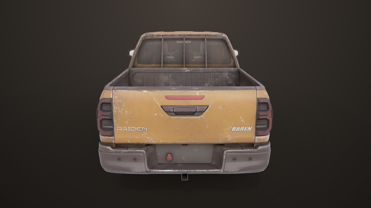 Pickup Truck 04 Brown Dusty URP HDRP Textures
