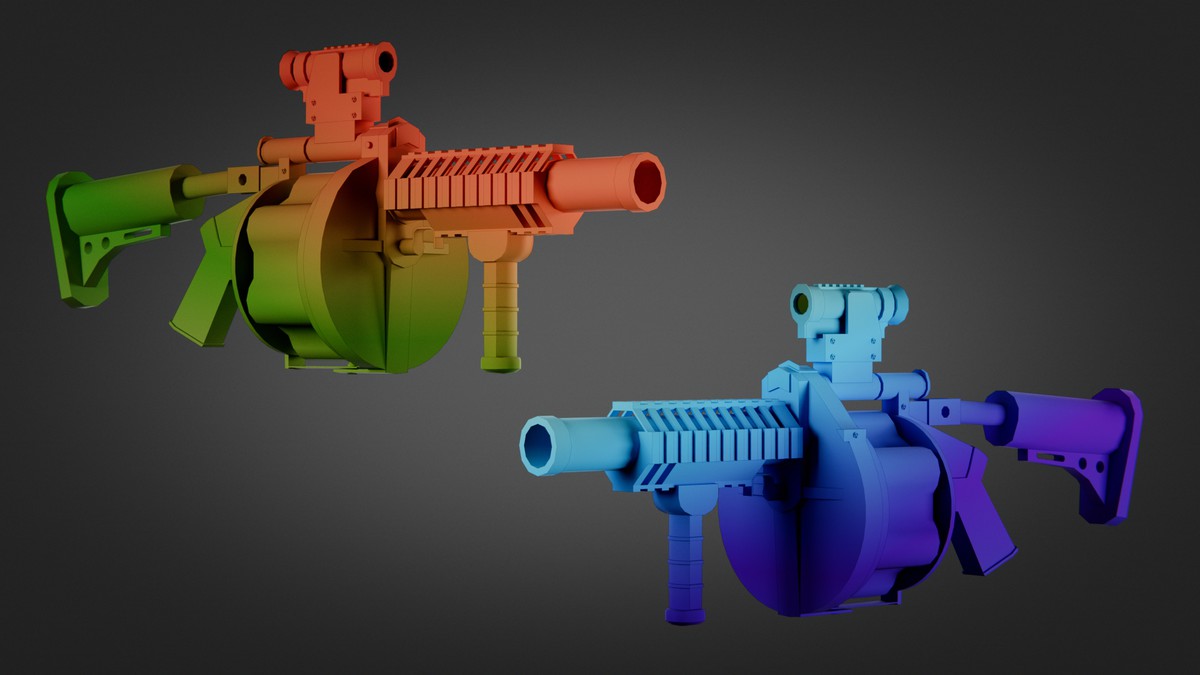 Weapon Gradient Skins Pack — 368 Variations