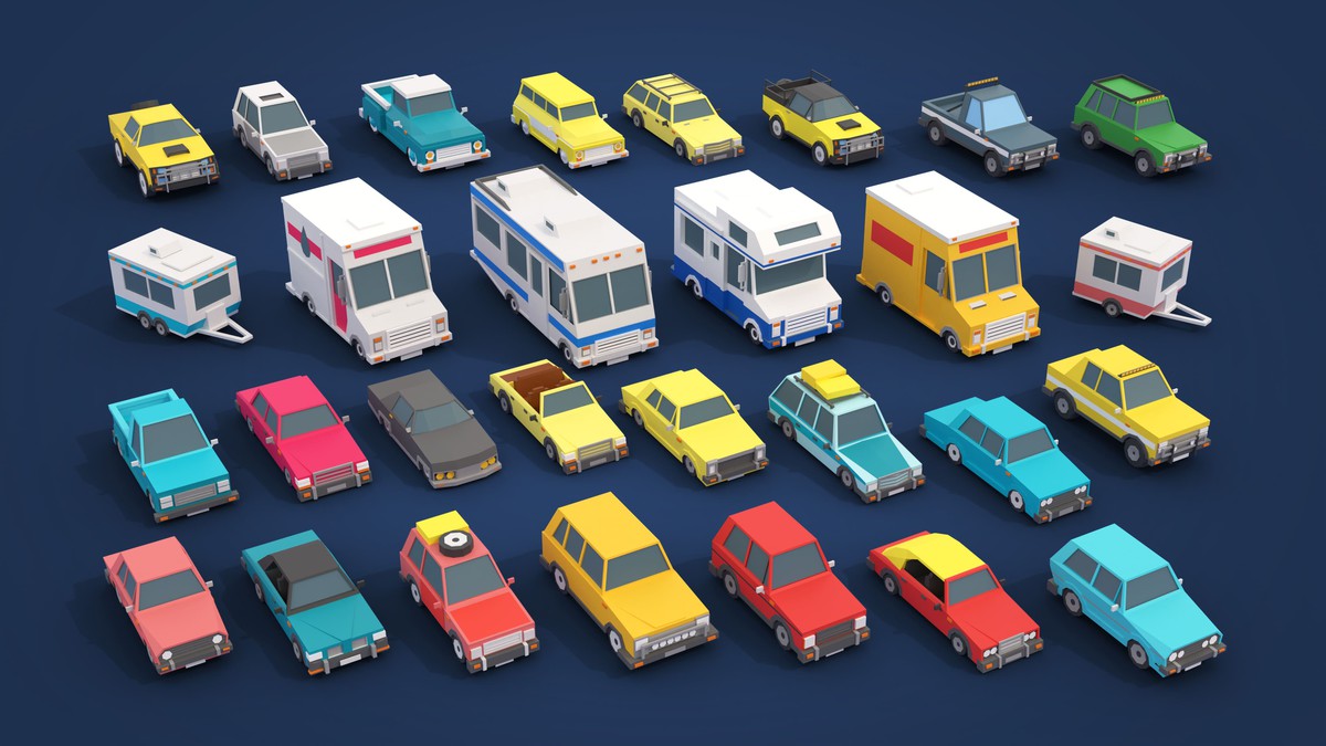 Farm - Low Poly 3D Models Pack