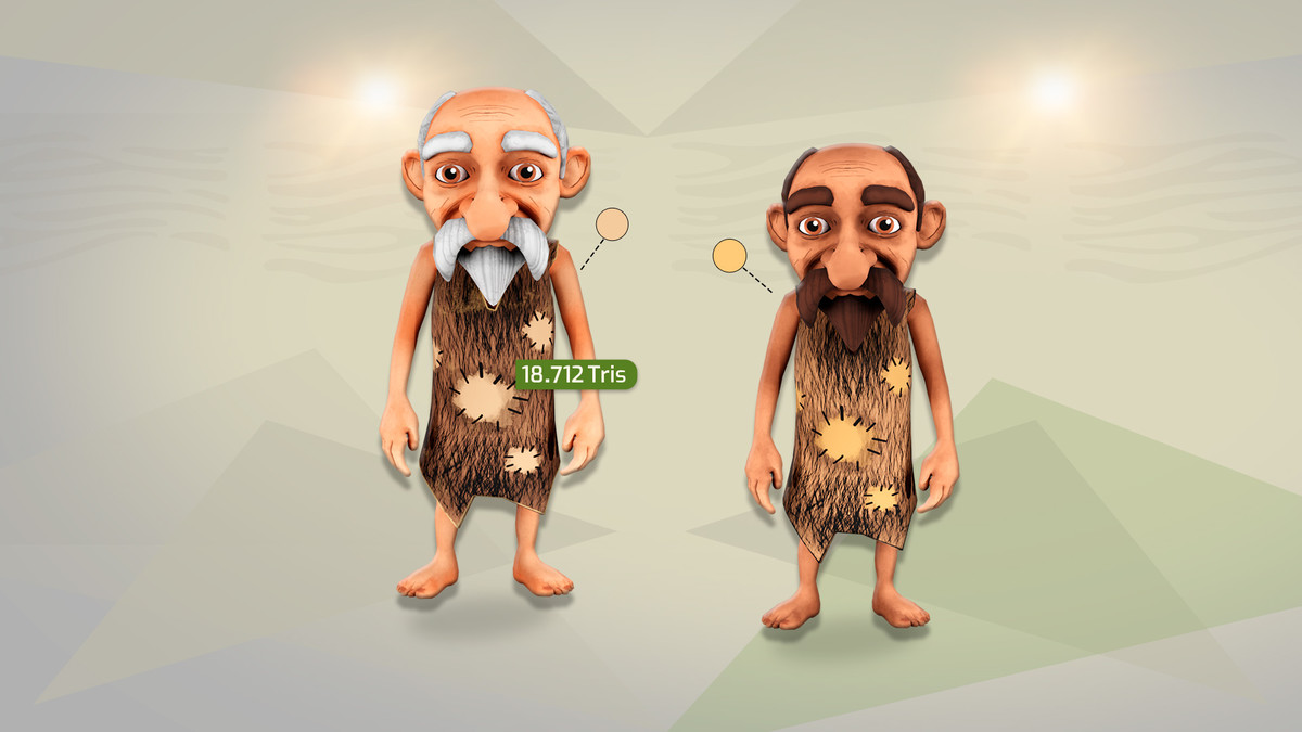 Stylized Caveman Character Collection 1