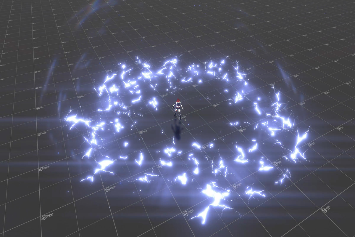 Realistic Lightning VFX - AoE, projectiles, strikes and more