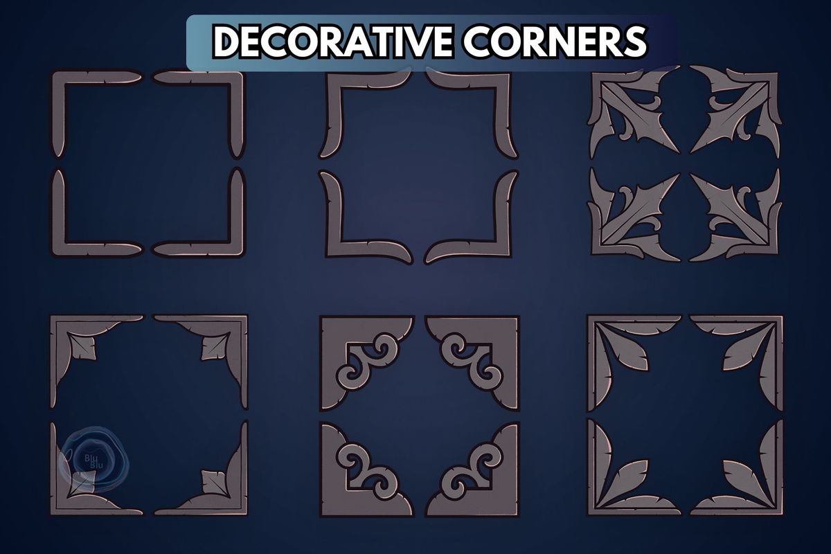 Dark Fantasy GUI + Icons Bundle + PSD GUI files + AI Icons files