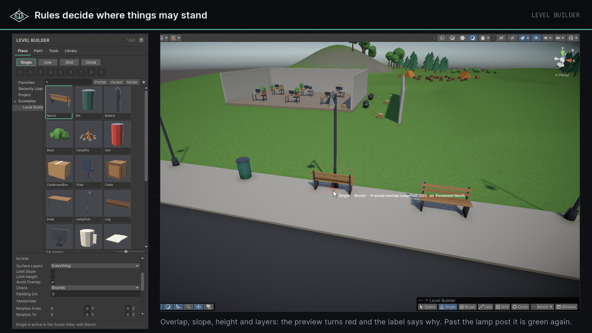 Level Builder - Place, Paint and Arrange Prefabs