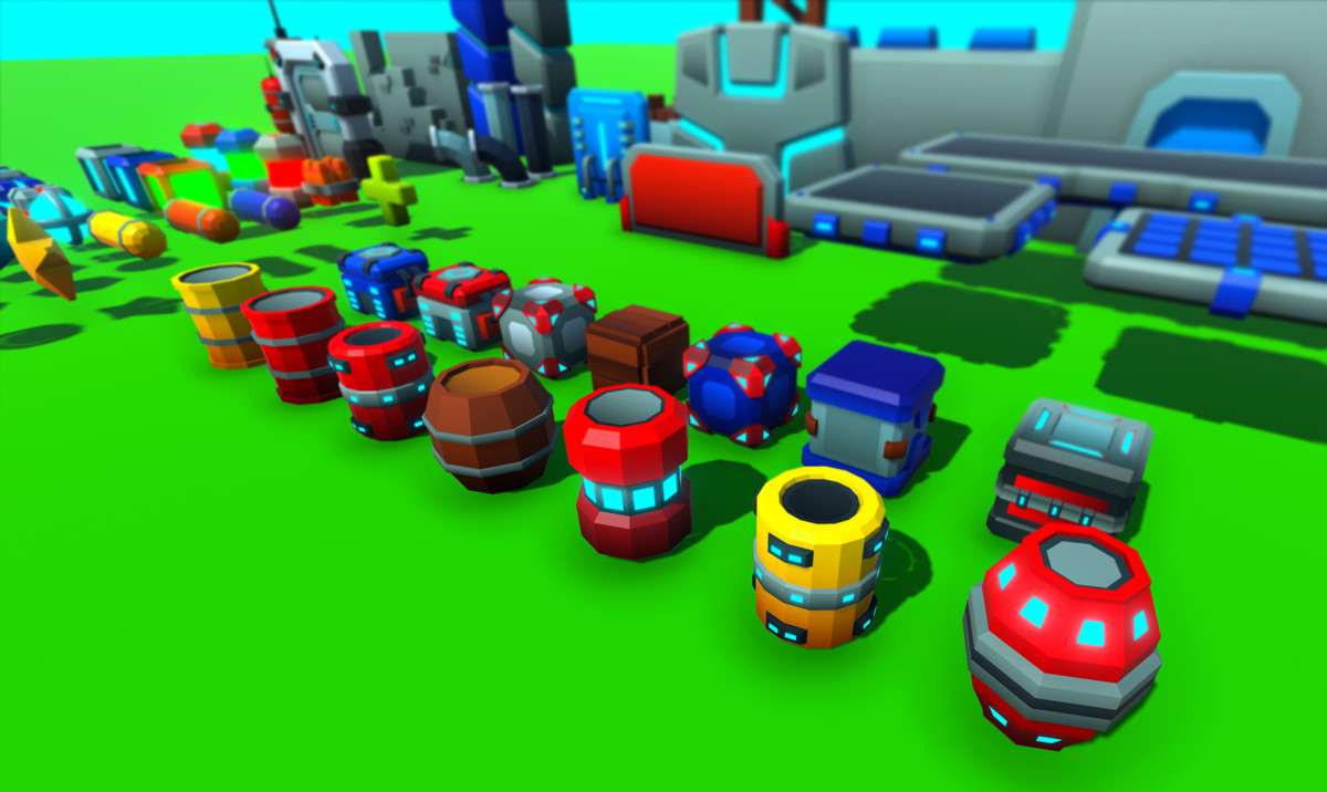Free Lowpoly Scifi Objects, image 5